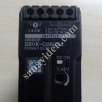 SATILIK OMRON GÜÇ KAYNAĞI S8VK - C06024 MODEL 60W RAY TİPİ (POWER SUPPLY),