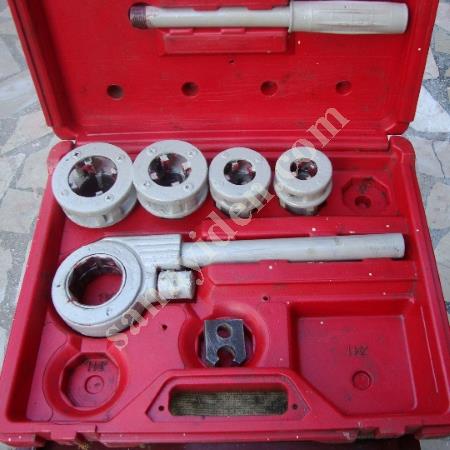 DİŞ ACMA MAKİNESİ BİR CEREKTEN BİRBUCUK PARMAĞA KADAR METAL BORULARA DİŞ ACAR, Hortum & Boru