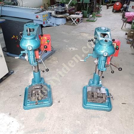 EKÇELİK ÇİFT DEVİRLİ KILAVUZ ÇEKME MATKAP TEZGAHI, Kılavuz Çekme