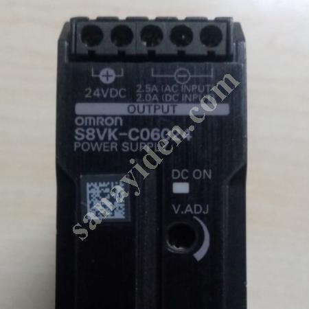 SATILIK OMRON GÜÇ KAYNAĞI S8VK - C06024 MODEL 60W RAY TİPİ (POWER SUPPLY), Elektrik & Enerji