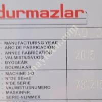 DURMAZLAR CNC HİDROLİK ABKANT AD-S 25100, Makina