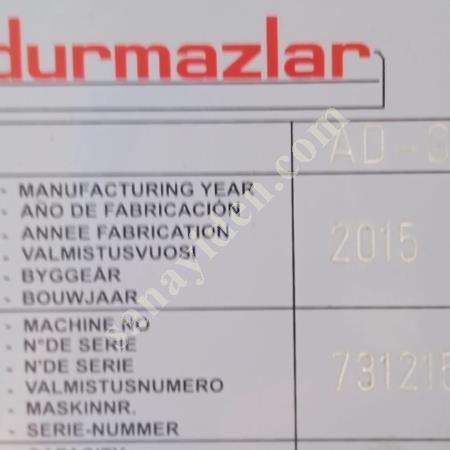 DURMAZLAR CNC HİDROLİK ABKANT AD-S 25100, Makina
