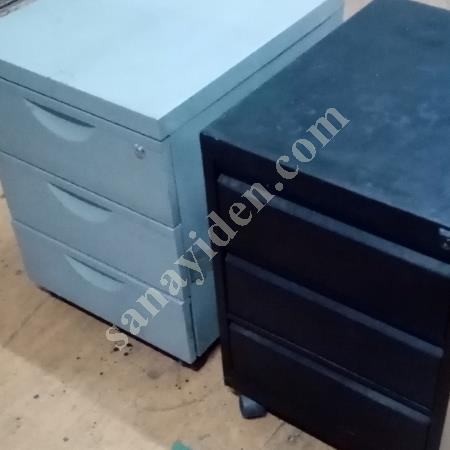 SATILIK İKİNCİEL 3 GÖZLÜ ÇEKMECELİ KESON METAL DOLAP, Metal