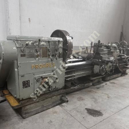 PROGRES MARKA 2.5 METRE 1000 ÇAP ÜNİVERSAL TORNA TEZGAHI, Metal