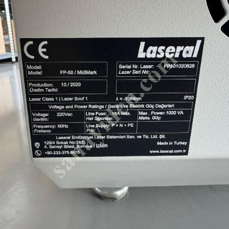 LASERAL MIDIMARK FP-50 LAZER MARKALAMA CİHAZI, Makina