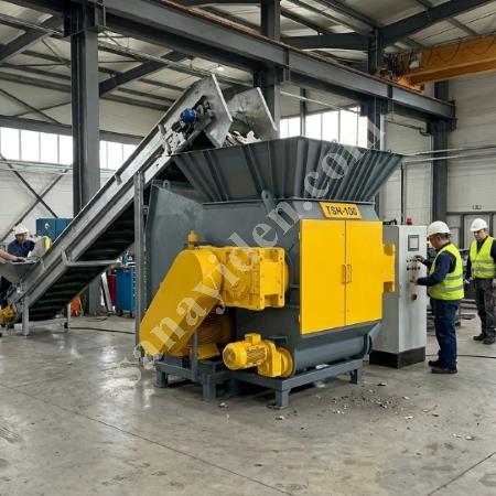 MT MAKİNA CROTAX-100 ENDÜSTRİYEL TEK ŞAFTLI PARÇALAYICI (1000MM), Geri Dönüşüm Makineleri