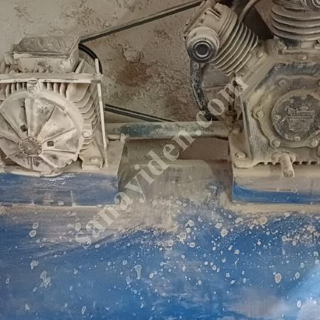 KOPRESÖR 500LT  PİSTONLU 3 KAFA HERHANGİ BİR SORUNU YOKTUR., Orman Ürünleri- Raf-Mobilya