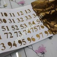 FOLYO KESİM, POSTA KUTULARI İÇİN NUMARALANDIRMA, NUMARATÖR BASKISI ,