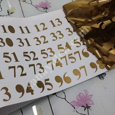 FOLYO KESİM, POSTA KUTULARI İÇİN NUMARALANDIRMA, NUMARATÖR BASKISI , Machine