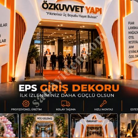 EPS GİRİŞ DEKORU 3D TASARIM VE ÖZEL ÜRETİM, Yapı İnşaat