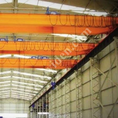 ENDÜSTRİYEL GEZER KÖPRÜLÜ VİNÇ SİSTEMLERİ , Portal - Overhead Crane(Roof)