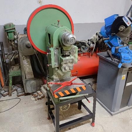 YÜCE MAKİNA 10 TON ARKADAN VOLANT EKSANTRİK PRES, Eksantrik Pres