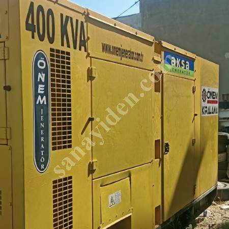 KİRALIK 400KVA JENERATÖR SETLERİ, Jeneratörler