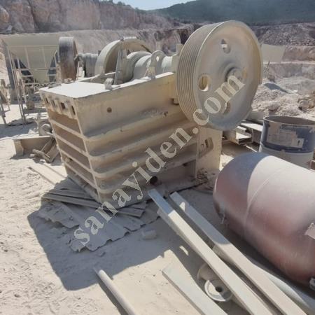 CLEAN 90 JAW CRUSHER USED IN CALCITE INDUSTRY!, Quarry Machinery