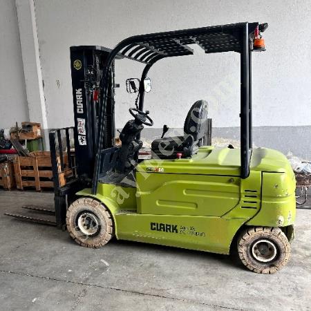 CLARK BRAND 3 TON BATTERY-POWERED FORKLIFT, 2023 MODEL, Cordless Forklift