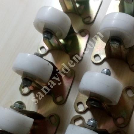 SATILIK MAŞALI 55 LİK SABİT YÖN POLYEMİD YER ARABASI TEKERLEĞİ, Metal