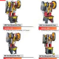 OLGUN PRES``DEN  200 VE 5 TON ARASI YENİLENMİŞ EKSANTRİK PRES,