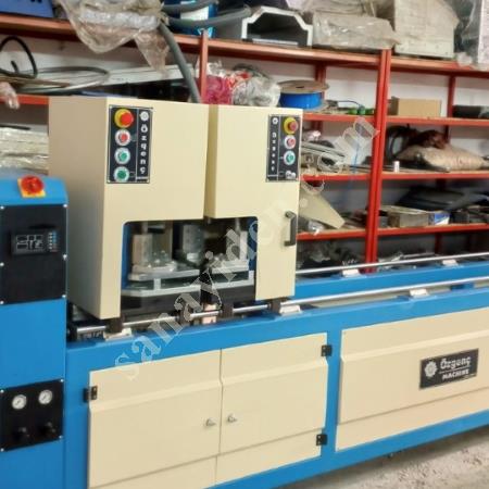 ÖZGENÇ PVC ÇİFT KAFA KAYNAK MAKİNESİ SIFIR AYARINDA., Cam Makineleri