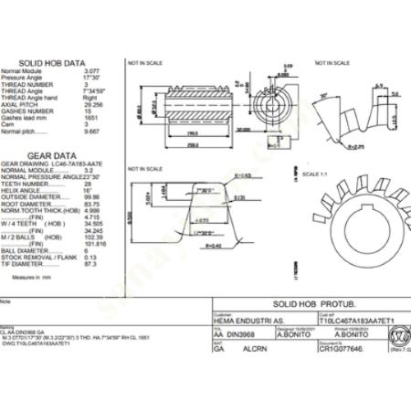 SOLİD HOB AZDIRMA ÇAKISI M:3.2 - Q80X200XQ32 (PRE-GRİNDİNG), Hırdavat Ve Nalbur