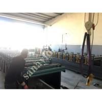 TRAPEZE SHEET PRODUCTION MACHINE, Rolling - Cutting - Straightening