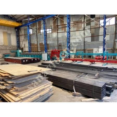 TRAPEZE SHEET PRODUCTION MACHINE, Rolling - Cutting - Straightening