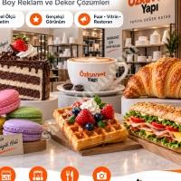 STRAFOR DEV GIDA MAKETİ ÖZEL VİTRİN TASARIMI,