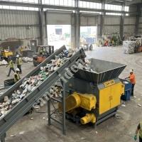 MT MAKİNA CROTAX-100 TEK ŞAFTLI SHREDDER - 1 METRE DEV KIRICI, Geri Dönüşüm Makineleri