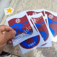 TRABZONSPOR LOGO BASKI, ARAÇ STICKER, TAKIM STICKER ,