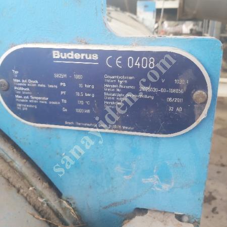 YOĞUŞMALI ÇELİK KAZAN BUDERUS S825M, Makina
