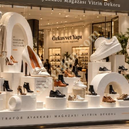 STRAFOR AYAKKABI MAĞAZASI VİTRİN DEKORU PROJE, Yapı İnşaat