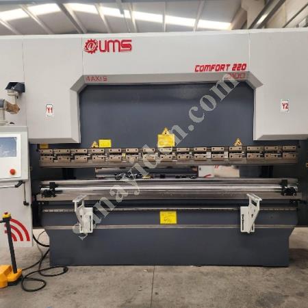 UMS MARKA 3 METRE 10 MM 4 EKSEN CNC HİDROLİK ABKANT PRES (SIFIR), Abkant Pres