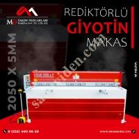 LRGM 2050 X 5MM REDİKTÖRLÜ GİYOTİN MAKAS LİNDA MACHİNE, Giyotin Makas