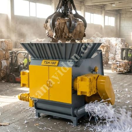 MT MAKİNA CROTAX-160 TEK ŞAFTLI MEGA PARÇALAYICI (1.6 METRE ROTOR), Geri Dönüşüm Makineleri
