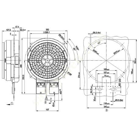 AXİAL FAN W3G300-WK13-30, Chimney-Fan-Ventilation Systems Filters
