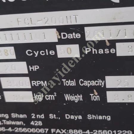 CNC TORNA  2012 MODEL  8 İNÇ  BOY 600 ÇAP 450 FANUC KONTROL LİNER KIZAK, Makina
