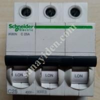 SATILIK 25 AMPER OTOMATİK SİGORTA  C TİPİ SCHNEİDER MARKA,