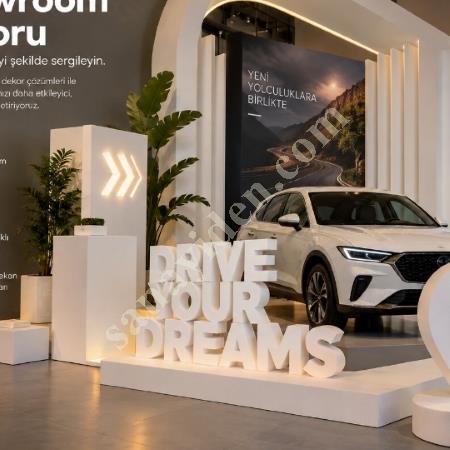 KÖPÜK SHOWROOM DEKORU İÇİN ÖZEL ALAN TASARIMI, Yapı İnşaat