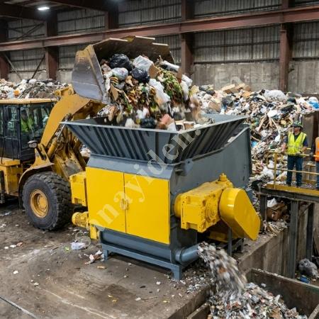 MT MAKİNA CROTAX-200 DEV KAPASİTELİ TEK ŞAFTLI PARÇALAYICI, Geri Dönüşüm Makineleri