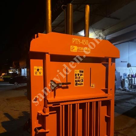 PİTON DİKEY BALYA PRESİ P50 450 KG KAĞIT KARTON NAYLON, Balya Pres Makinesi