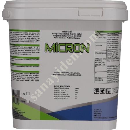 MICRON MİKRO BİTKİ BESİN ELEMENTLERİ KARIŞIMI, Gübre