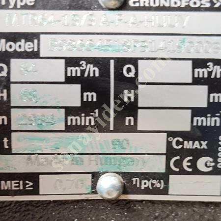 GRUNDFOS POMPA - MTR64-13/3 A-F-A-HUUV, Hidrolik Pompa