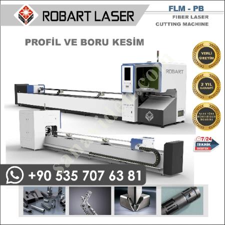 FİBER LAZER METAL KESİM  DEĞİŞEN TABLA KAPALI KABİN  ROBART LAZER, Lazer Kesim Makinası