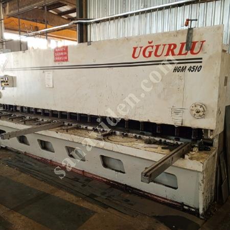 4510 X 10MM 2003 MODEL UĞURLU HİDROLİK GİYOTİN MAKAS, Giyotin Makas