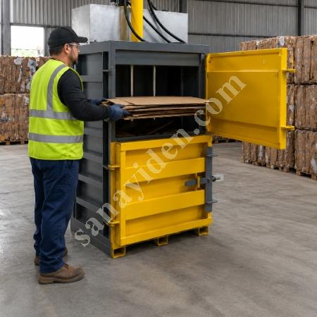 MT MAKİNA DB-20 DİKEY BALYA PRESİ (20 TON ENDÜSTRİYEL PRES MAKİNESİ), Geri Dönüşüm Makineleri
