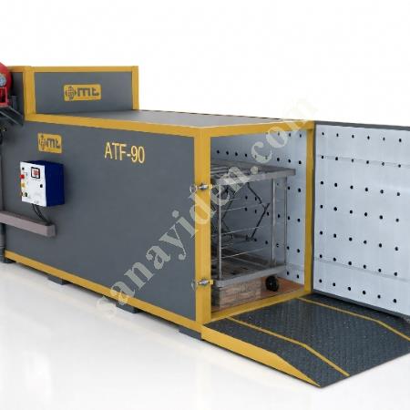 MT MAKİNA ATF-90 ASKI TEMİZLEME FIRINI – YÜKSEK KAPASİTELİ PİROLİZ BOYA SÖKME FIRINI, Geri Dönüşüm Makineleri