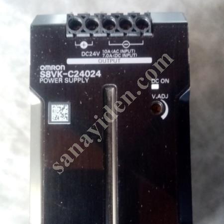 SATILIK OMRON GÜÇ KAYNAĞI RAY TİPİ S8VK - C24024 MODEL 24V DC 10A, Elektrik & Enerji