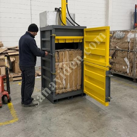 MT MAKİNA DB-8 DİKEY BALYA PRESİ (8 TON KOMPAKT KARTON VE NAYLON PRESİ), Geri Dönüşüm Makineleri