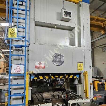 500 TON DİRİNLER MARKA KNUCKLE JOİNT PRES HAT HALİNDE VERİLİYOR ÇALIŞIR DURUMDA, Eksantrik Pres