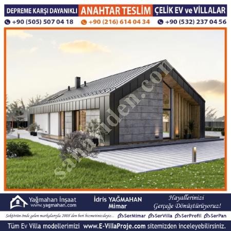 SERVİLLA ÇELİK EV VİLLA SİSTEMLERİ PROJE SUNUMU - KZN-1008, Yapı İnşaat