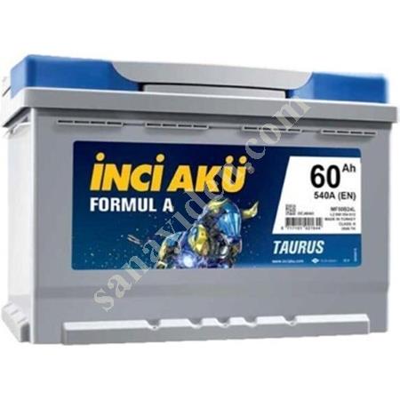 İNCİ AKÜ FORMUL A TAURUS 2 YEARS WARRANTY PRODUCTION 2021, Battery And Components